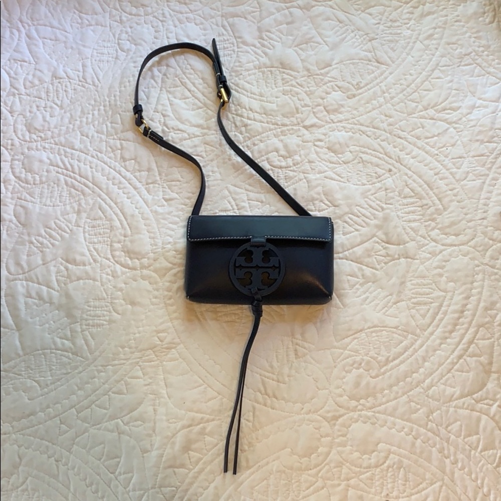 Navy Tory Burch Miller Belt Bag